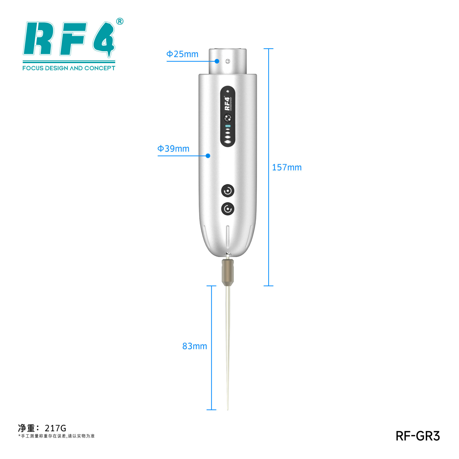 RF4 RF-GR3 Elektrikli Dramel