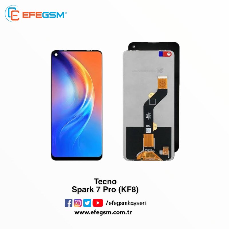 Tecno Spark 7 Pro (KF8) Ekran