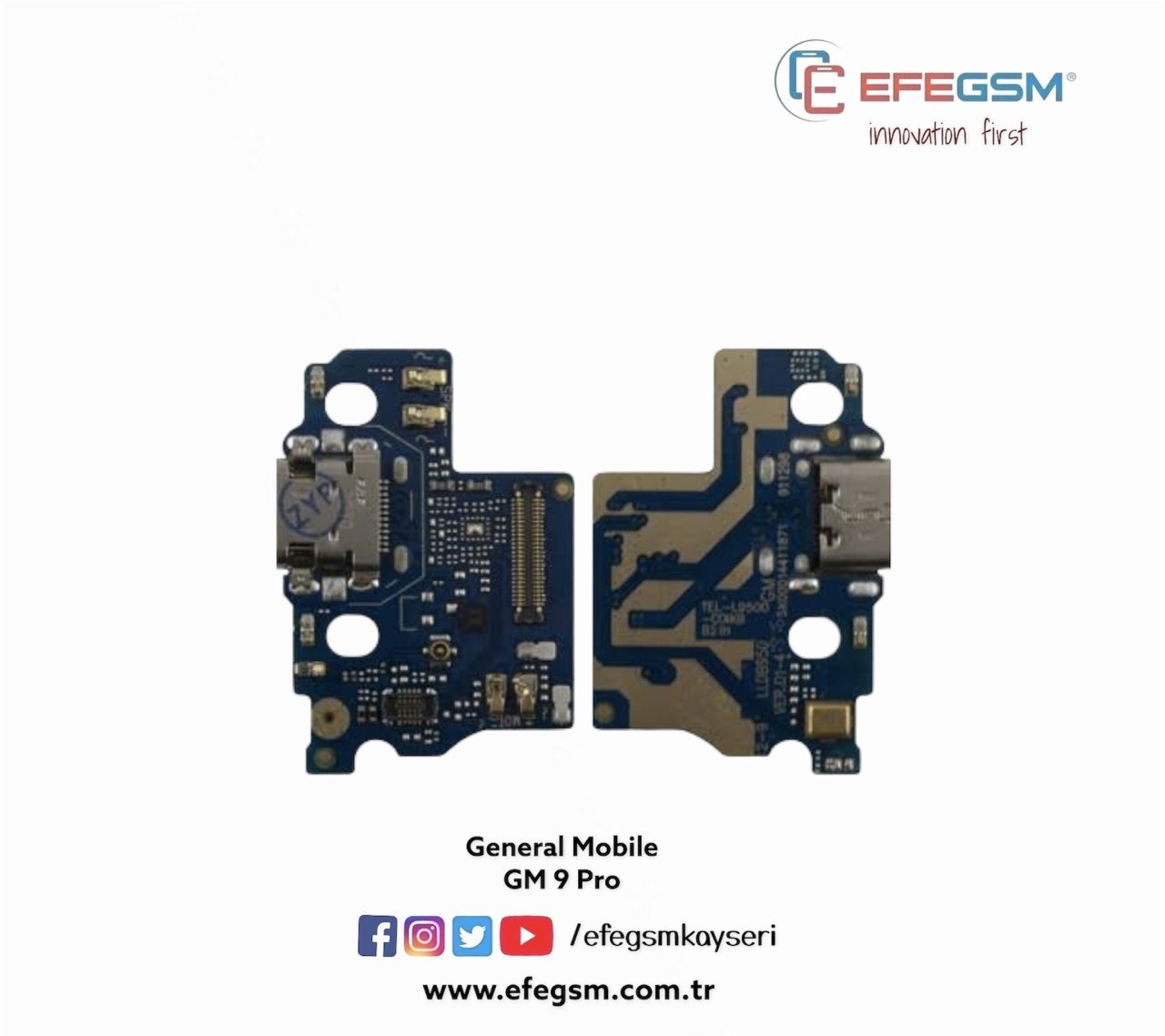 General Mobile GM9 Pro Alt Bord