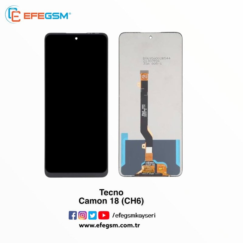 Tecno Camon 18 (CH6) Ekran