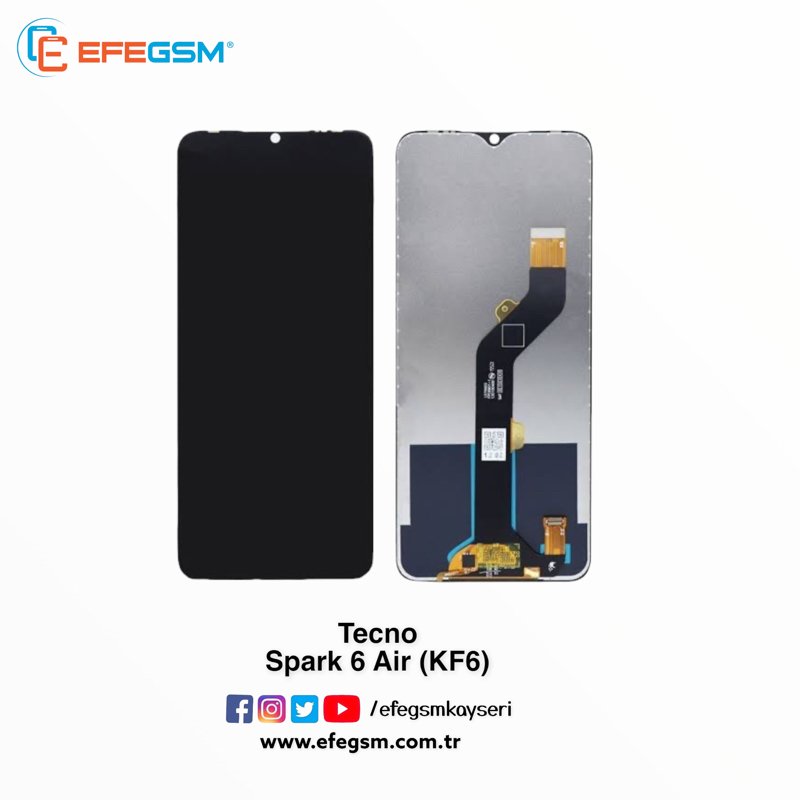 Tecno Spark 6 Air (KF6) Ekran