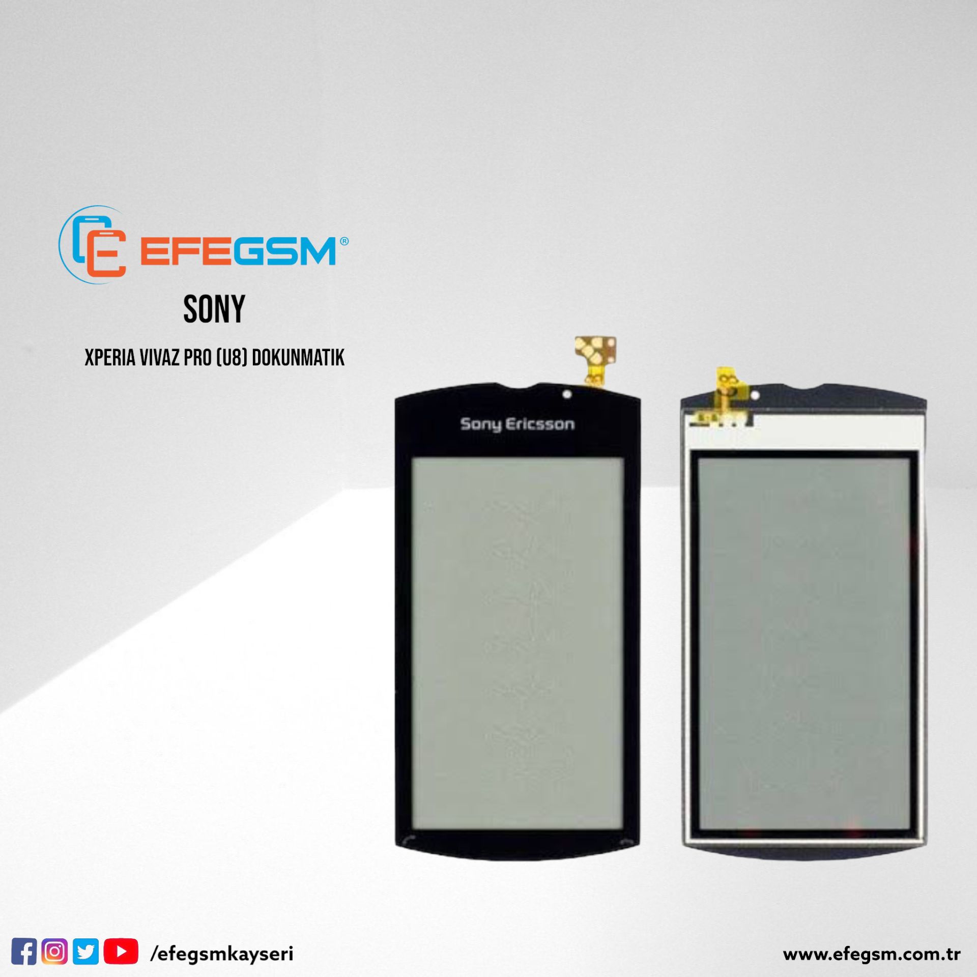 Sony Ericsson Vivaz Pro (U8) Dokunmatik