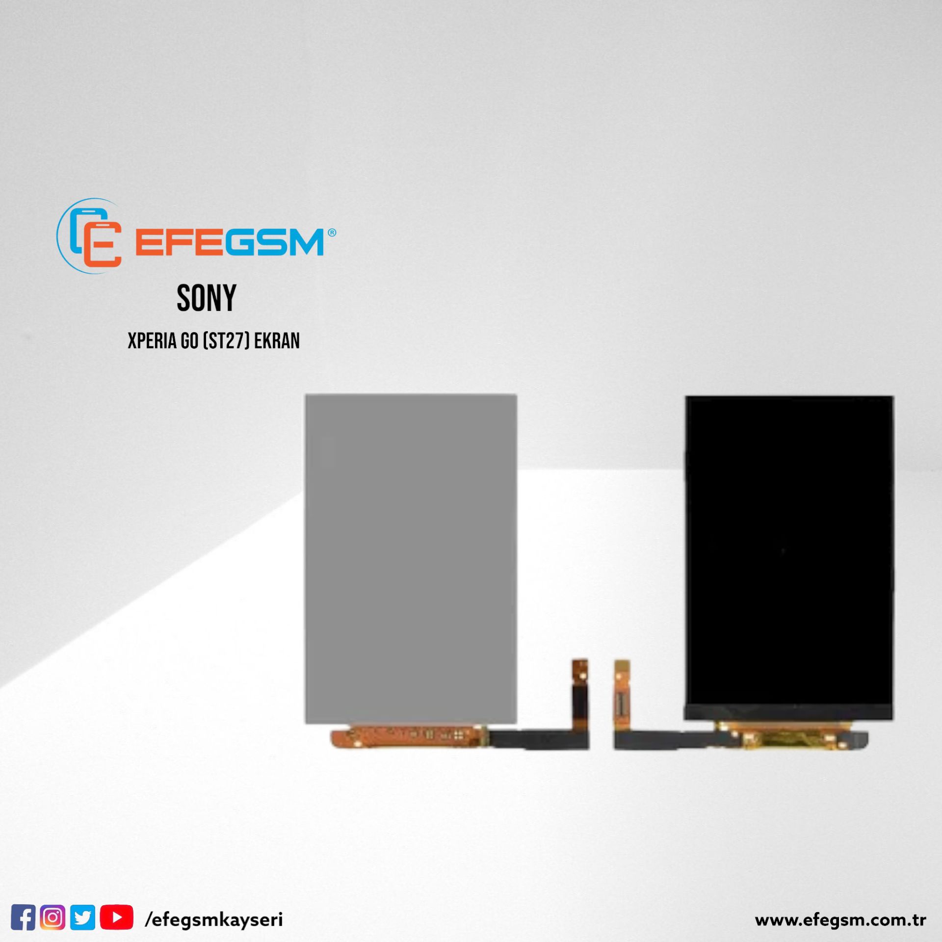 Sony Xperia Go (ST27) Ekran