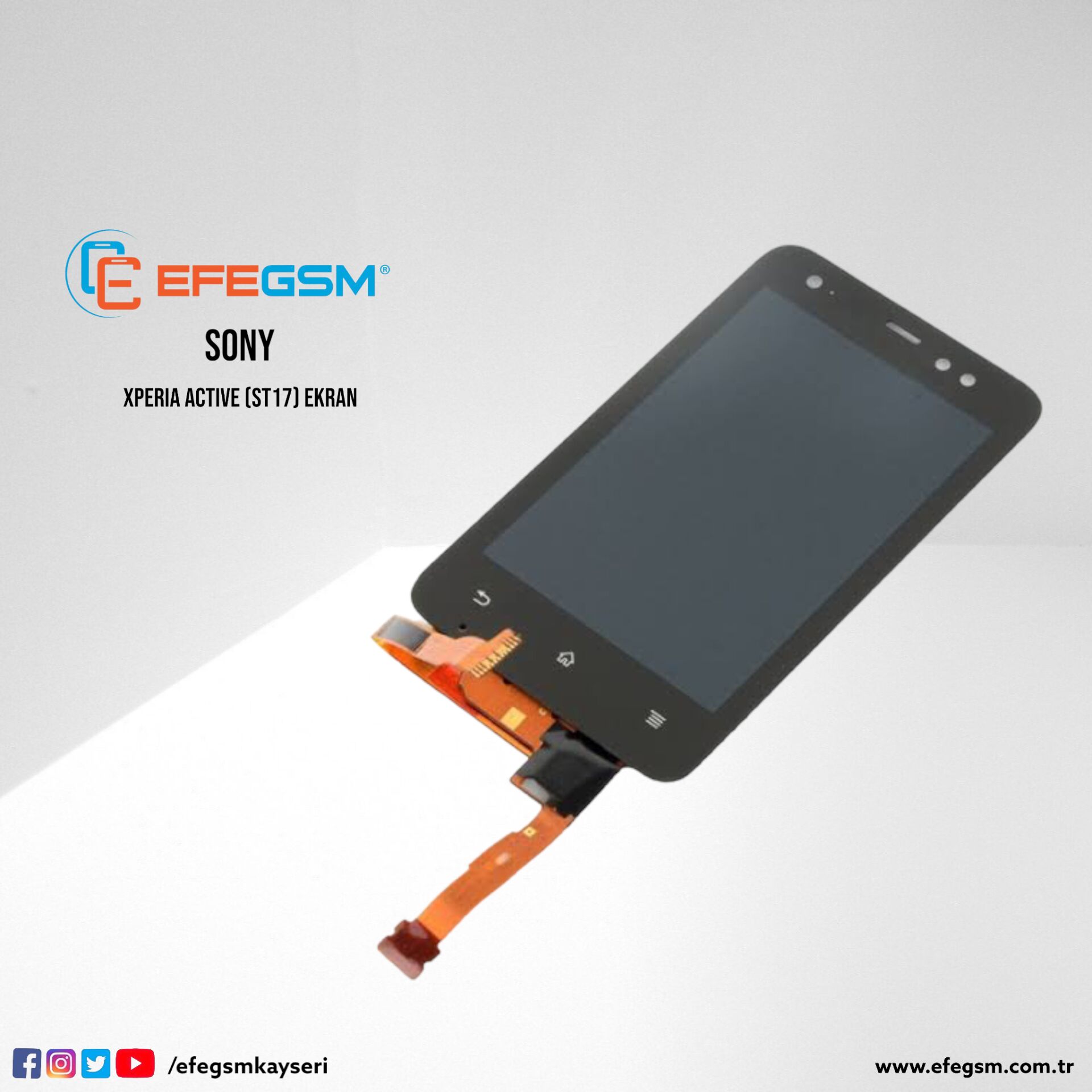 Sony Ericsson Xperia Active (ST17) Ekran
