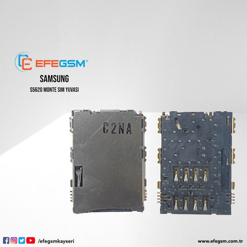 Samsung S5620 Monte Sim Yuvası