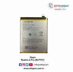 Oppo Realme 6 Pro (BLP757) Batarya