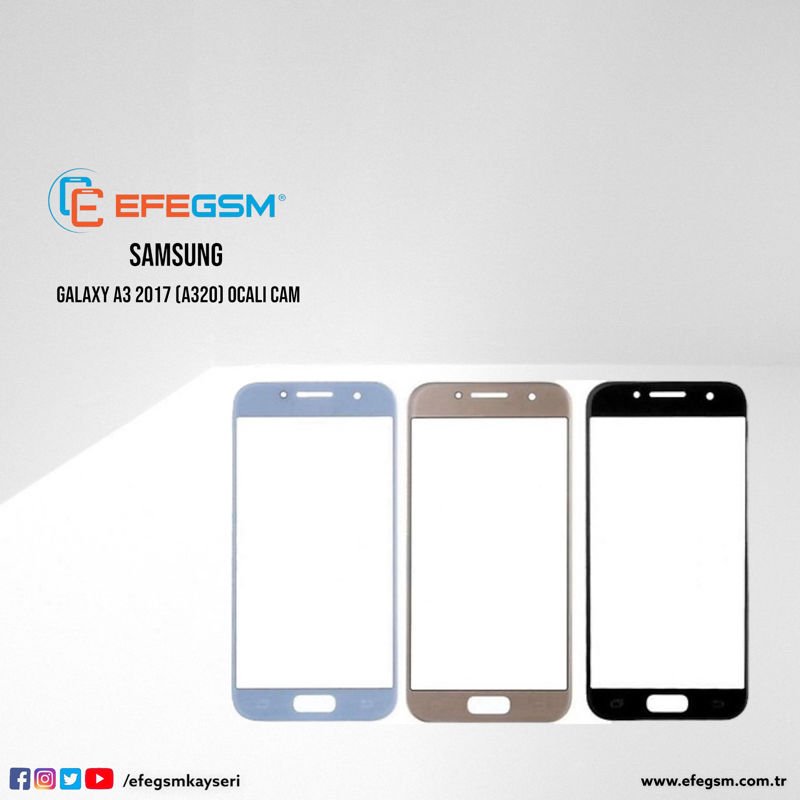 Samsung Galaxy A3 2017 (A320) Ocalı Cam