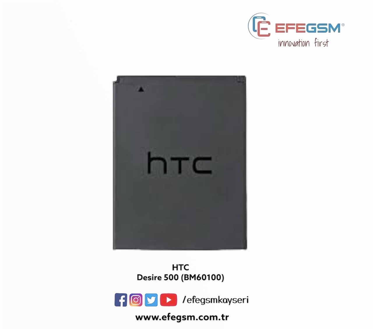 Htc Desire 500 (BM60100) Batarya