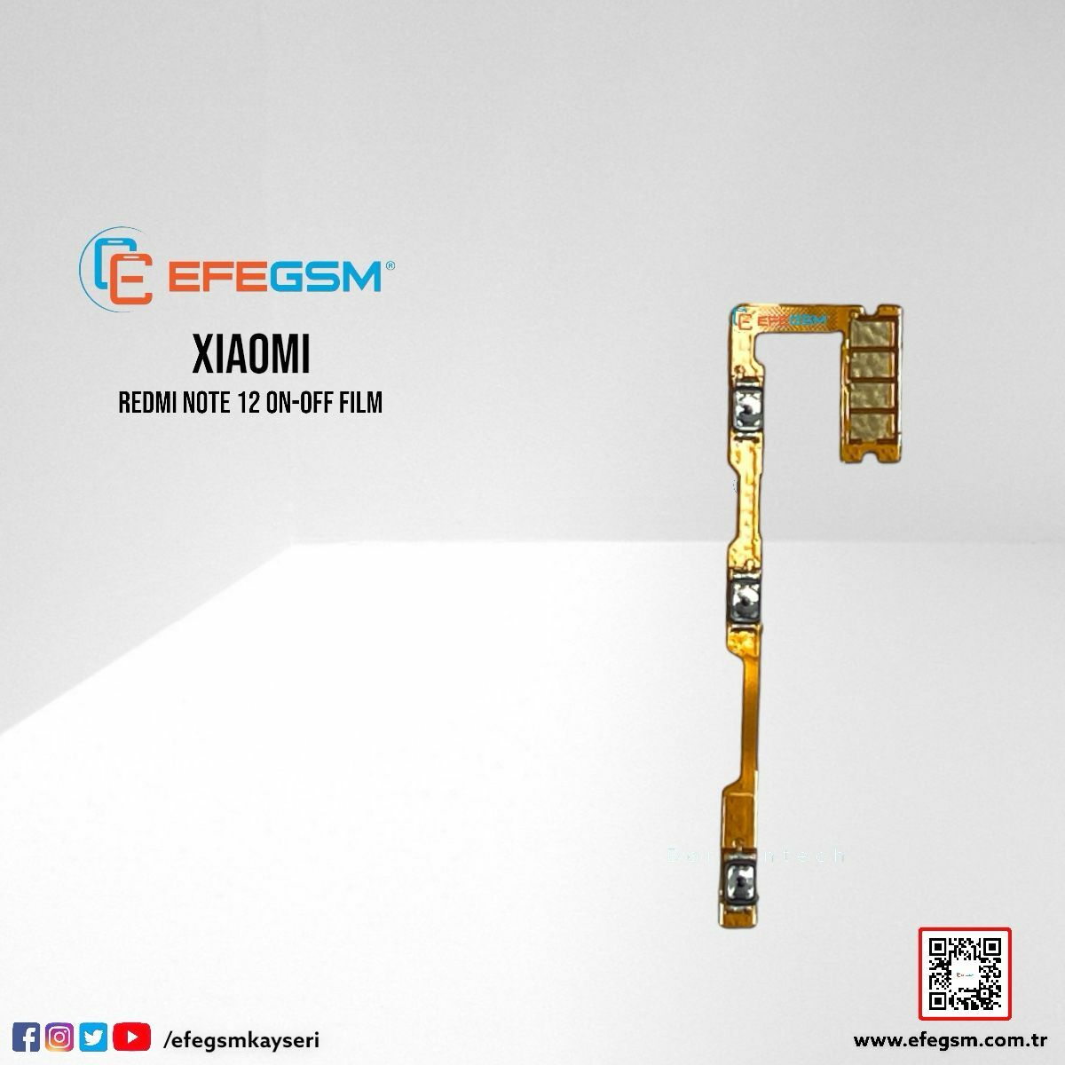 Xiaomi Redmi Note 12 On-Off Film