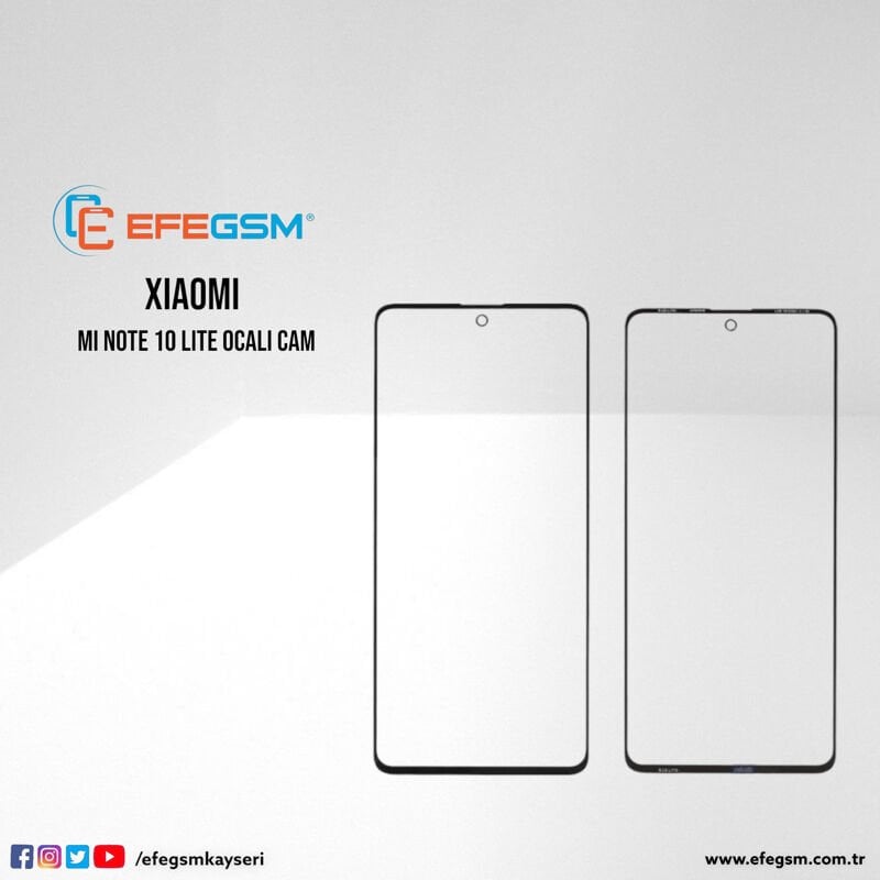 Xiaomi Mi Note 10 Lite Ocalı Cam