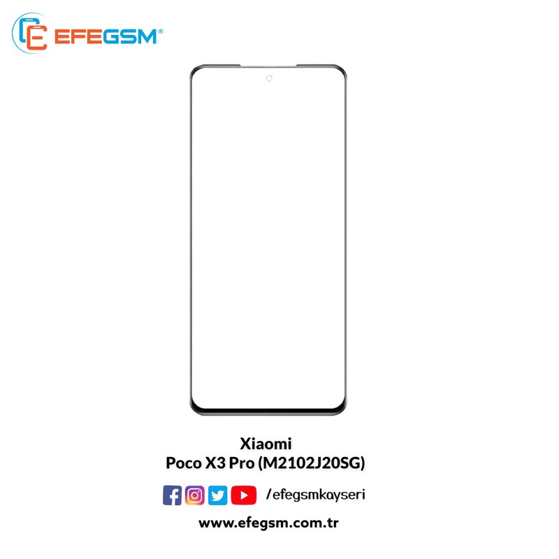 Xiaomi Poco X3 Pro (M2102J20SG) Ocalı Cam