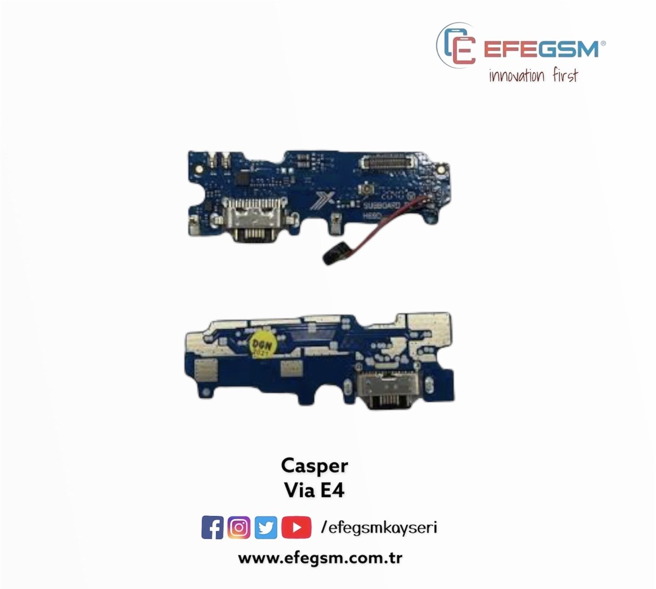 Casper Via E4 Alt Bord