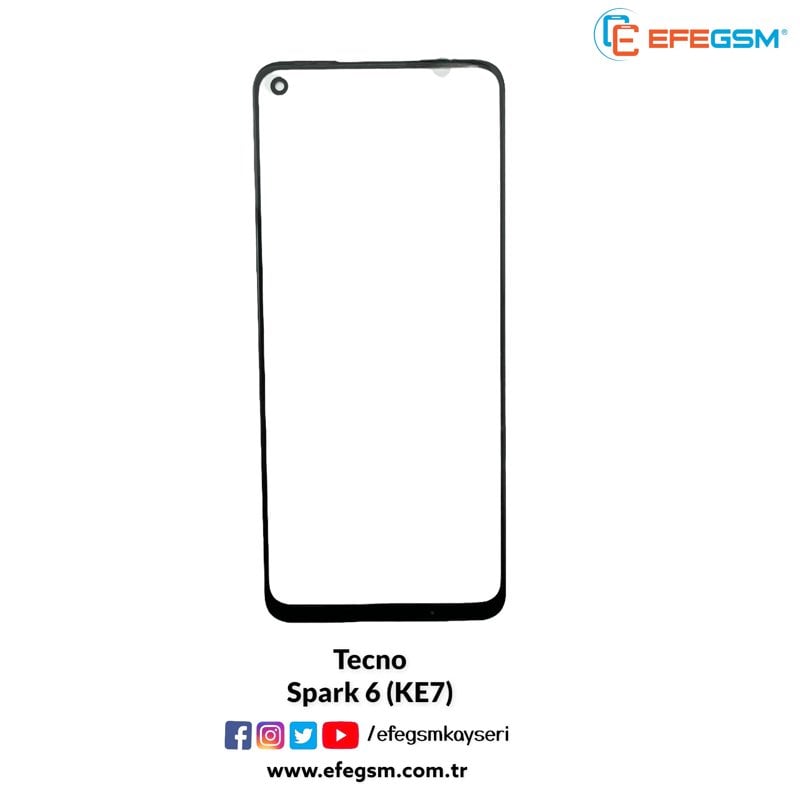 Tecno Spark 6 (KE7) Ocalı Cam