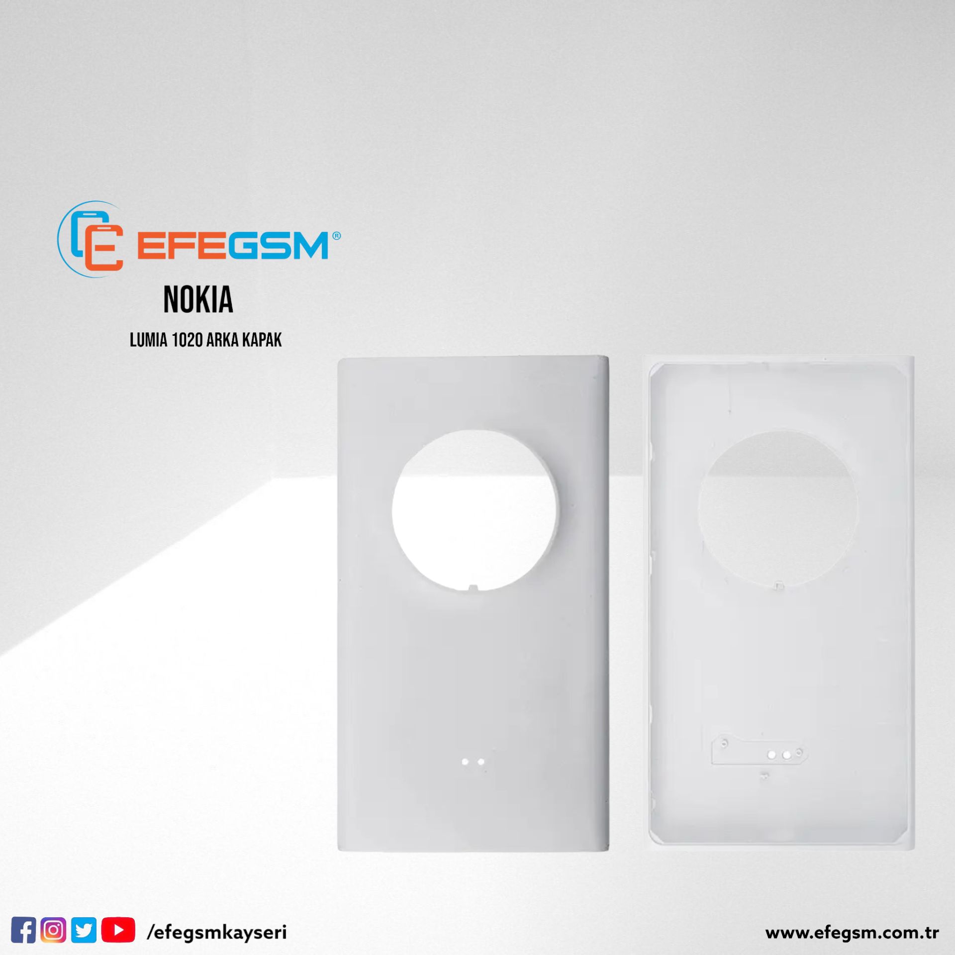 Nokia Lumia 1020 Arka Kapak Siyah