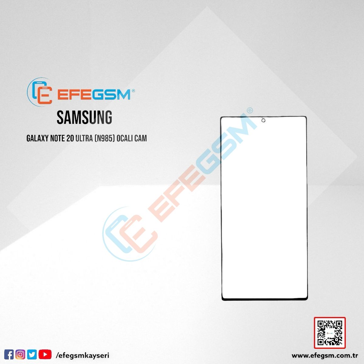 Samsung Galaxy Note 20 Ultra (N985F) Ocalı Cam