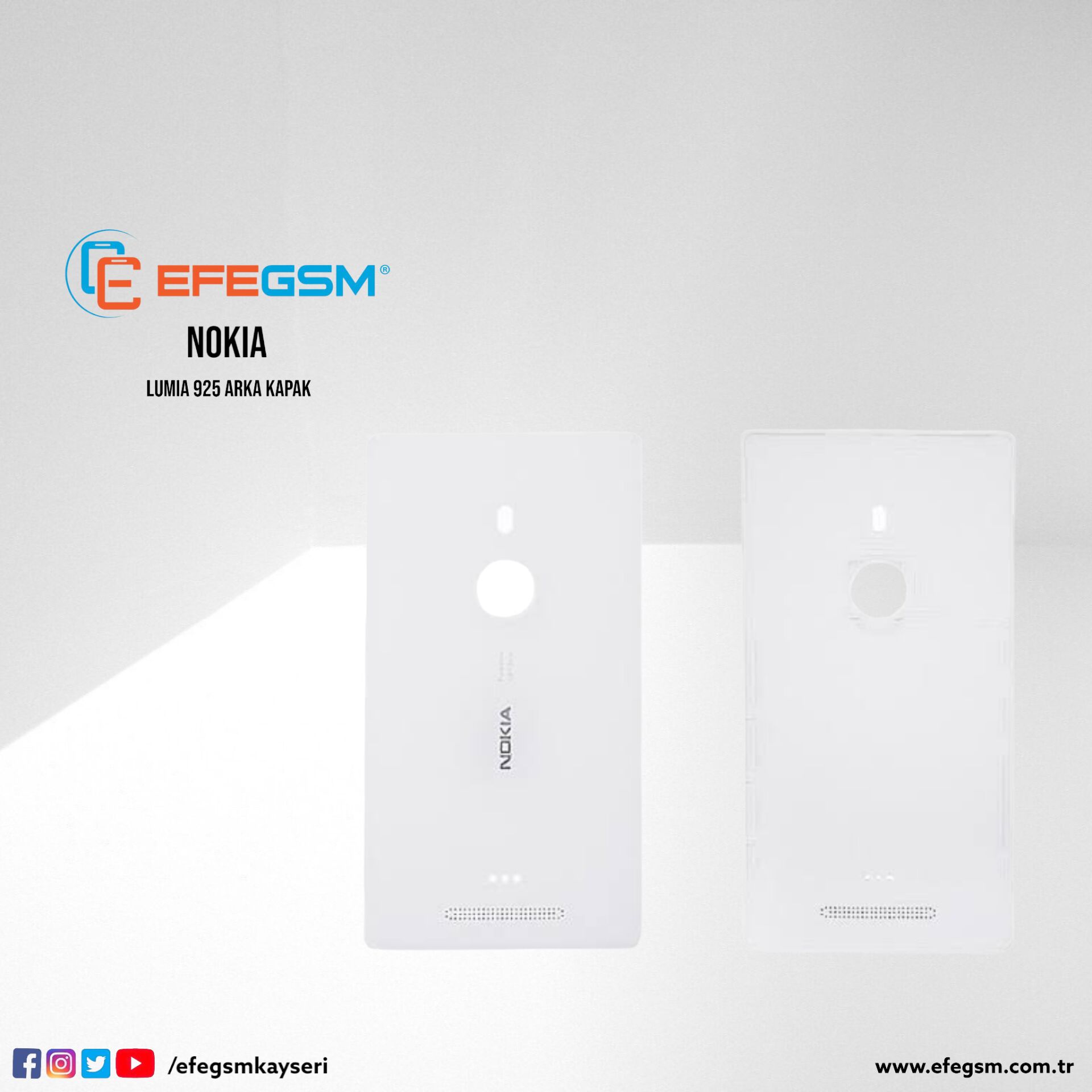 Nokia Lumia 925 Arka Kapak