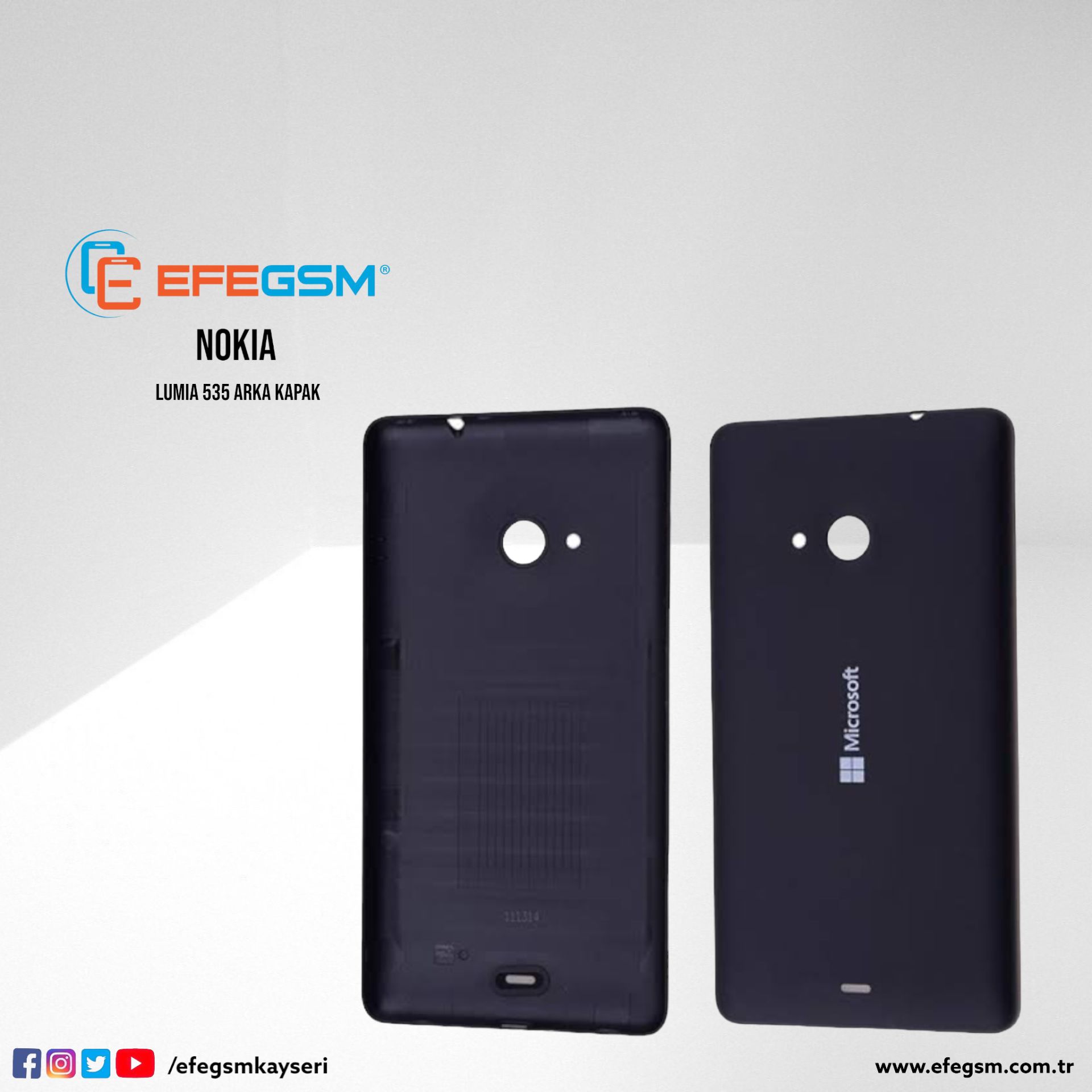 Nokia Lumia 535 Arka Kapak