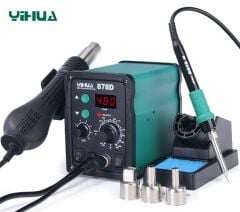 YIHUA 878D Sıcak Hava ve Lehim Makinesi