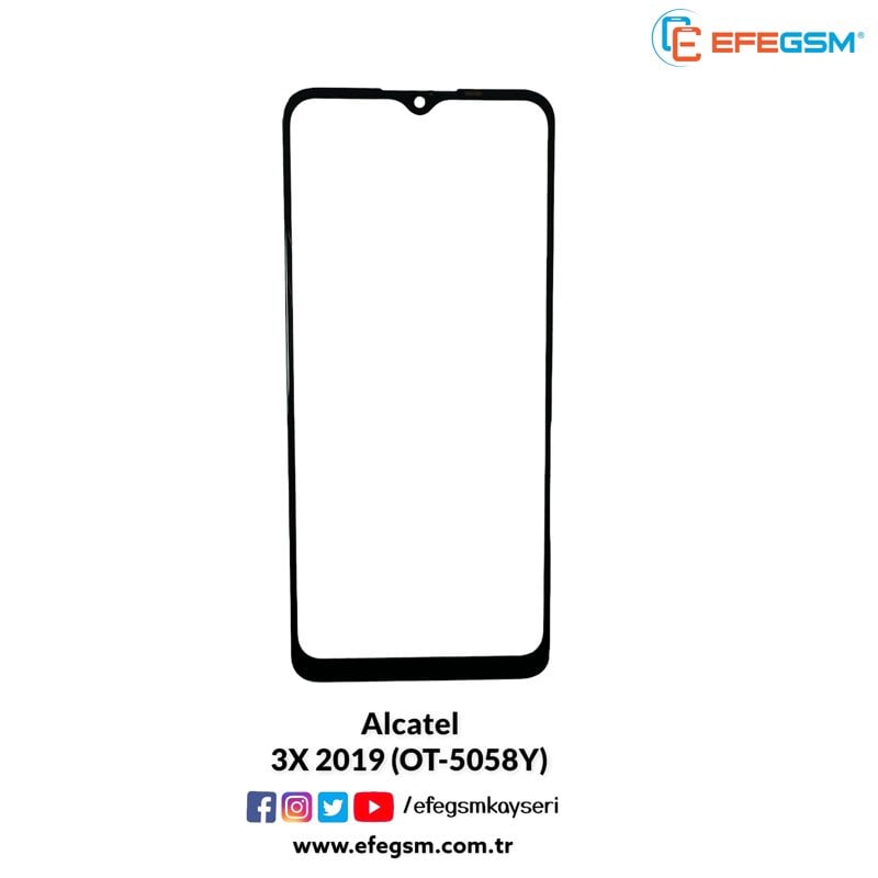 Alcatel 3X 2019 (OT-5048) Ocalı Cam