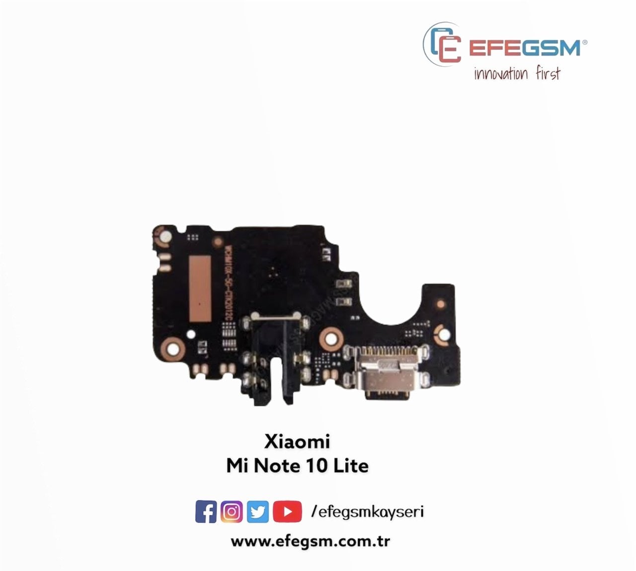 家具 Xiaomi mi note 10 lite Midnight Block Xiaomi Mi Note 10 Lite Alt Bord - EFEGSM