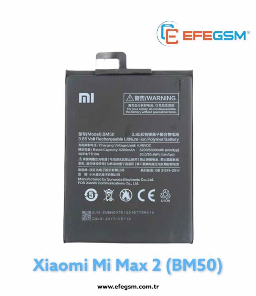 Xiaomi Mi Max 2 (BM50) Batarya