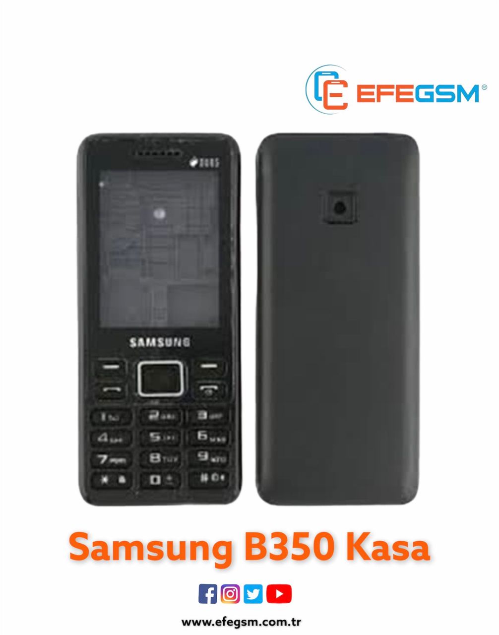 Samsung B350 Kasa Siyah