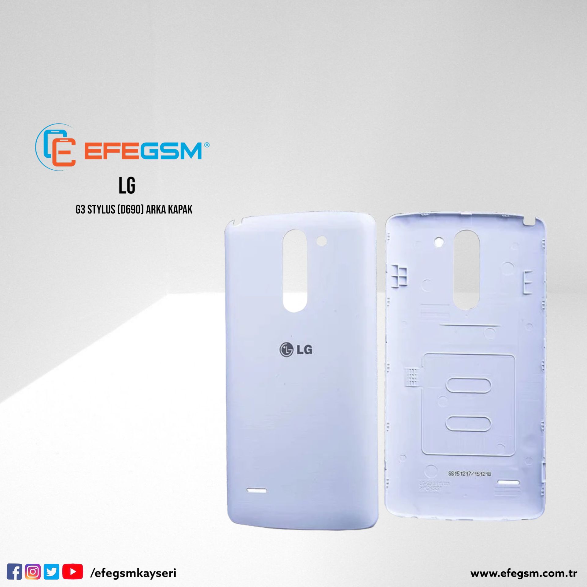 Lg G3 Stylus (D690) Arka Kapak