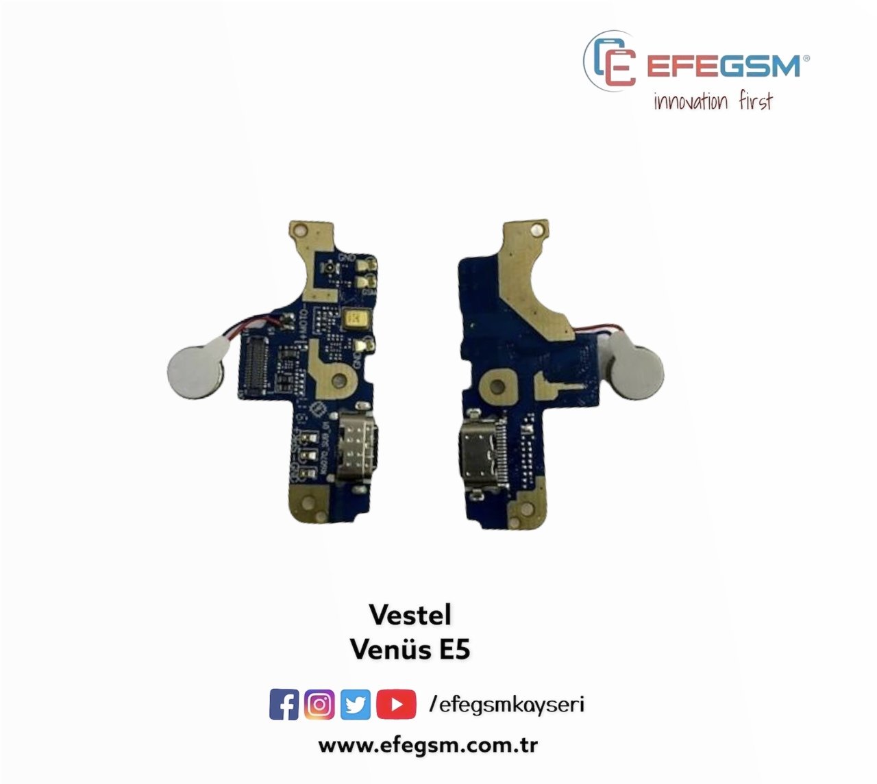Vestel Venüs E5 Alt Bord