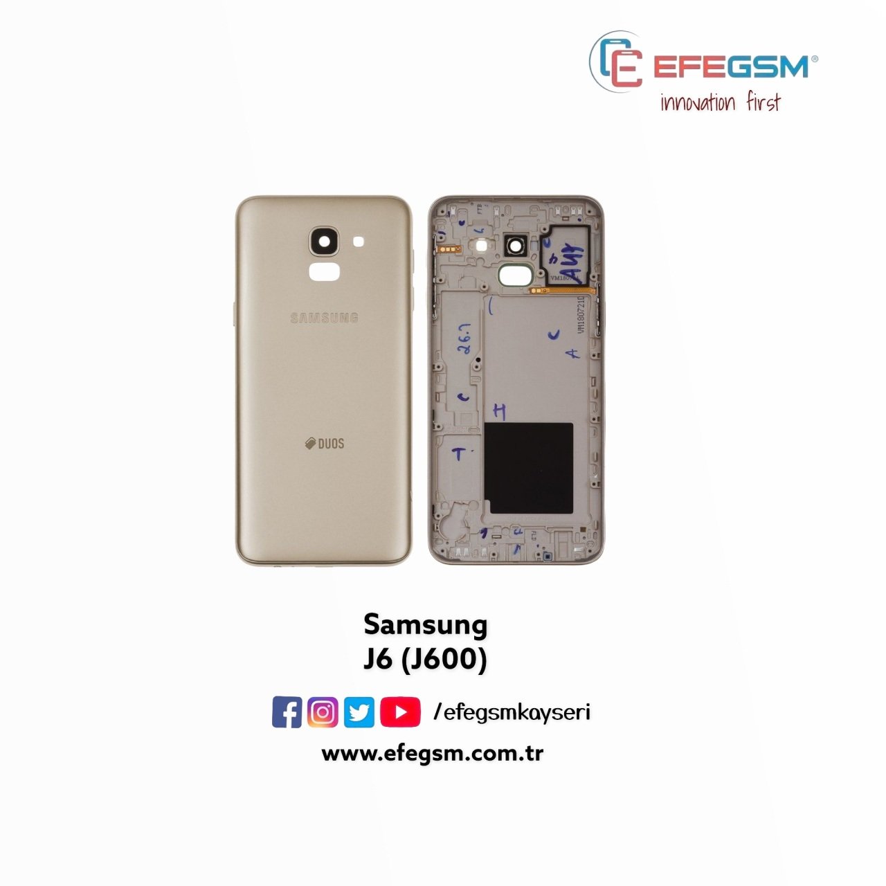 Samsung Galaxy J6 (J600) Kasa Gold