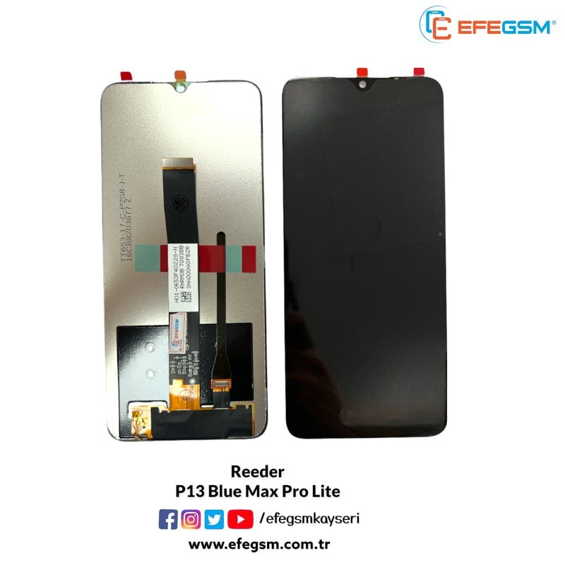 Reeder P13 Blue Max Pro Lite Ekran