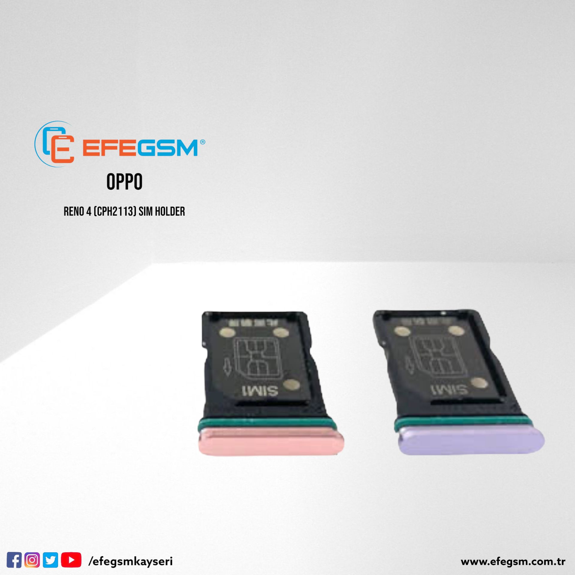 Oppo Reno 4 (CPH2113) Sim Holder