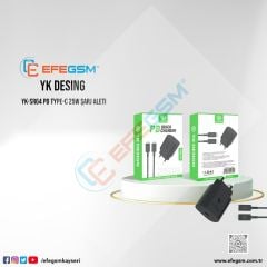 YK Desing YK-SR64 PD Type-c 25W Şarj Aleti