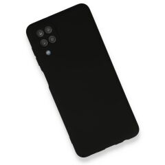 Samsung Galaxy A12 (A125F) Rubber Case Siyah