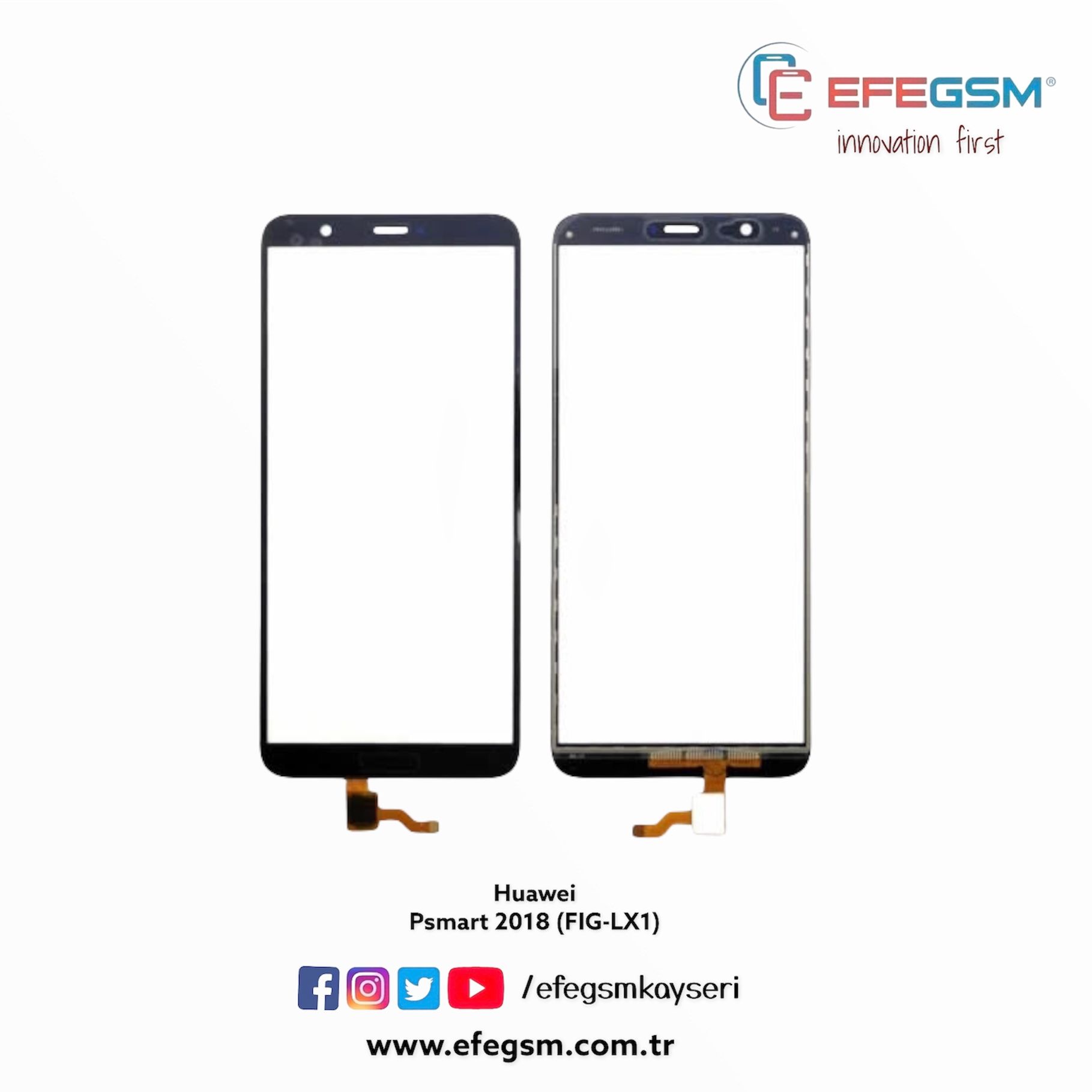 Huawei Psmart 2018 (FIG-LX1) Dokunmatik