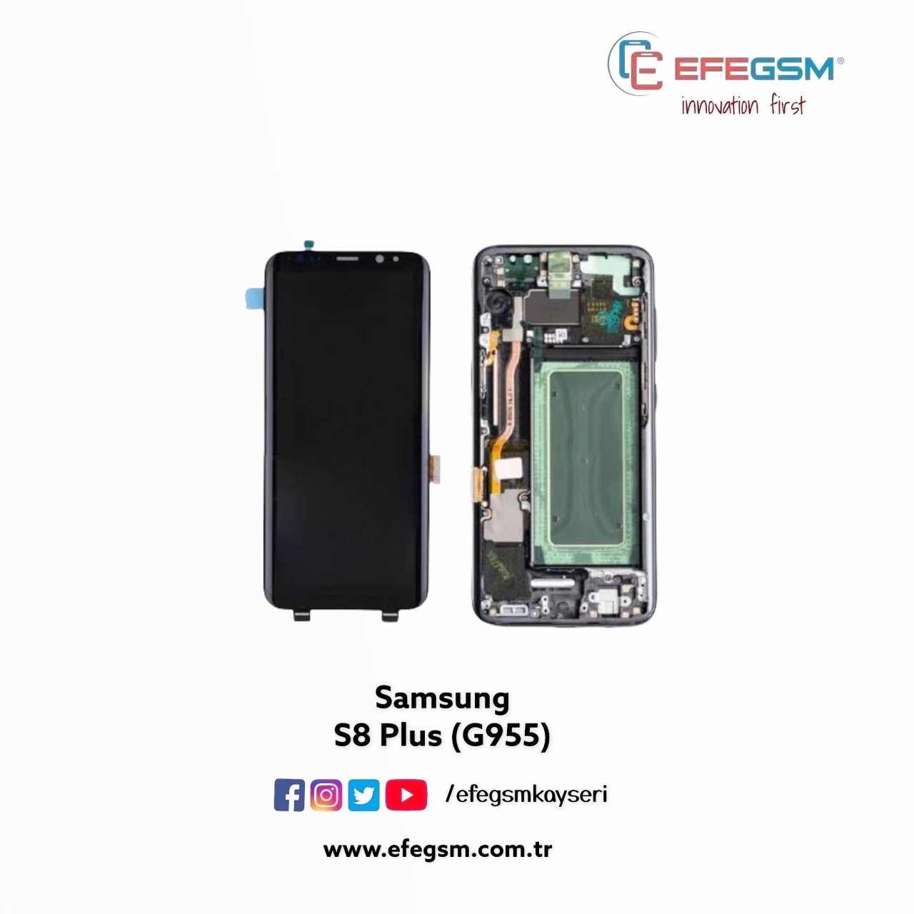 Samsung S8 PLus (G955) Ekran Gold