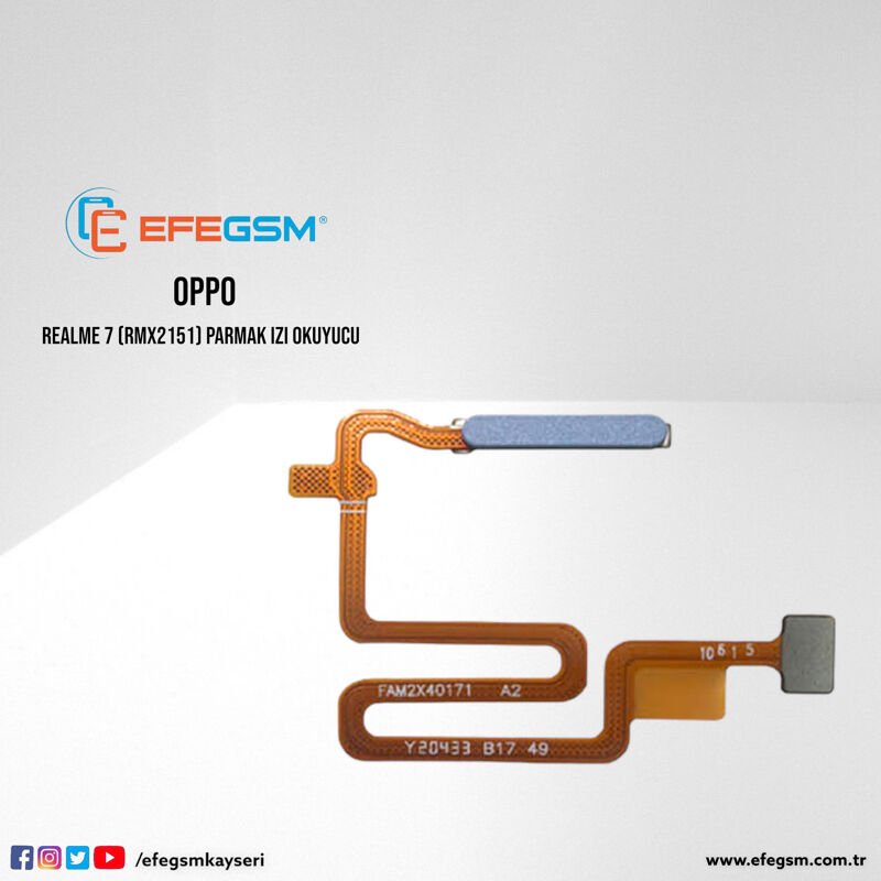 Oppo Realme 7 (RMX2151) Parmak İzi Okuyucu