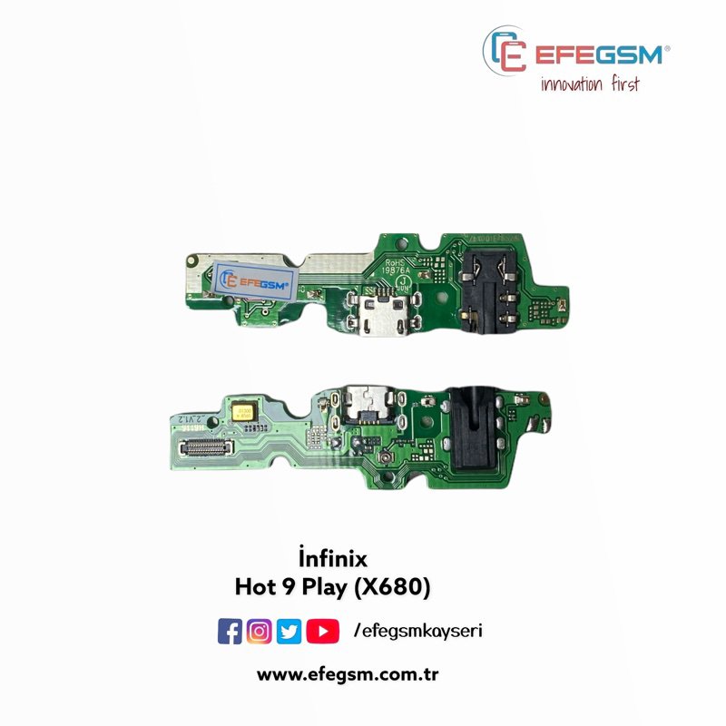 İnfinix Hot 9 Play (X680) Alt Bord