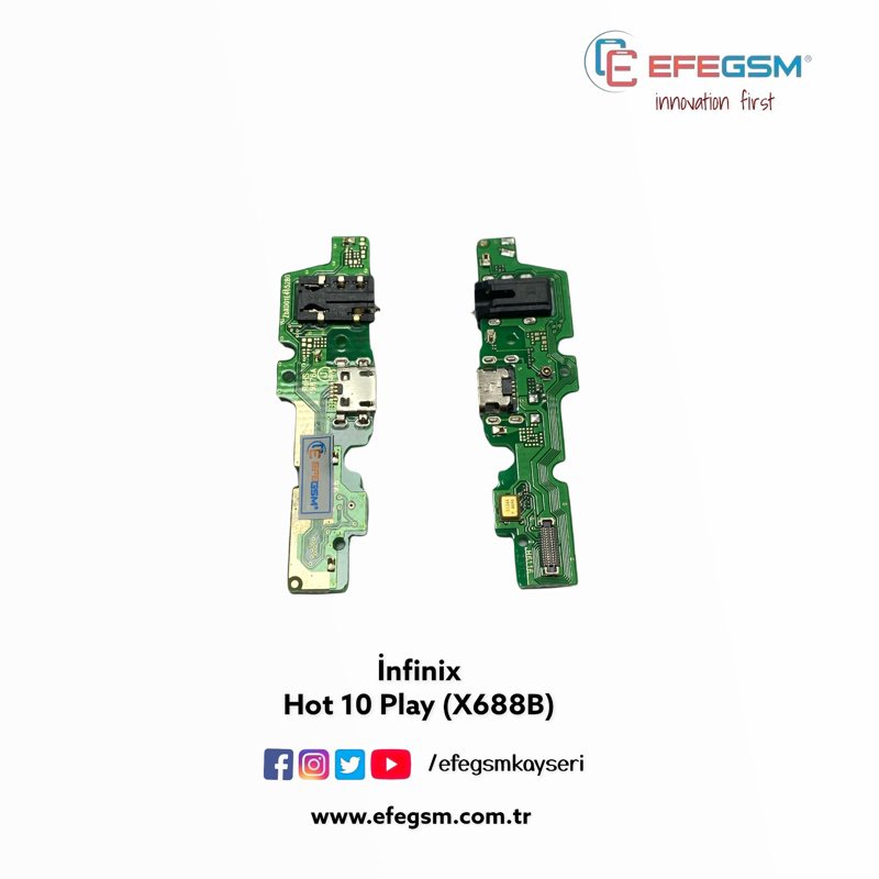 İnfinix Hot 10 Play (X688B) Alt Bord