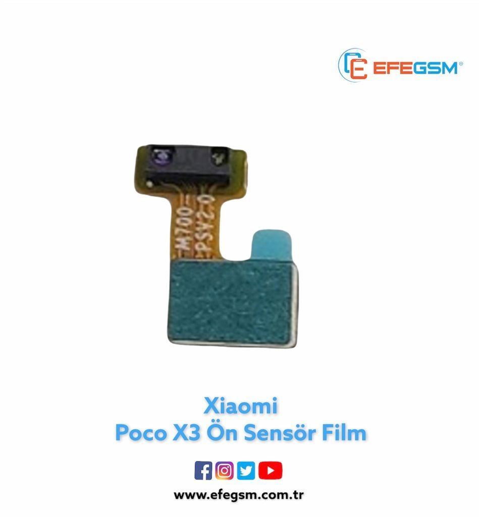 Xiaomi Poco X3 (M2007J20CG) Ön Sensör Film