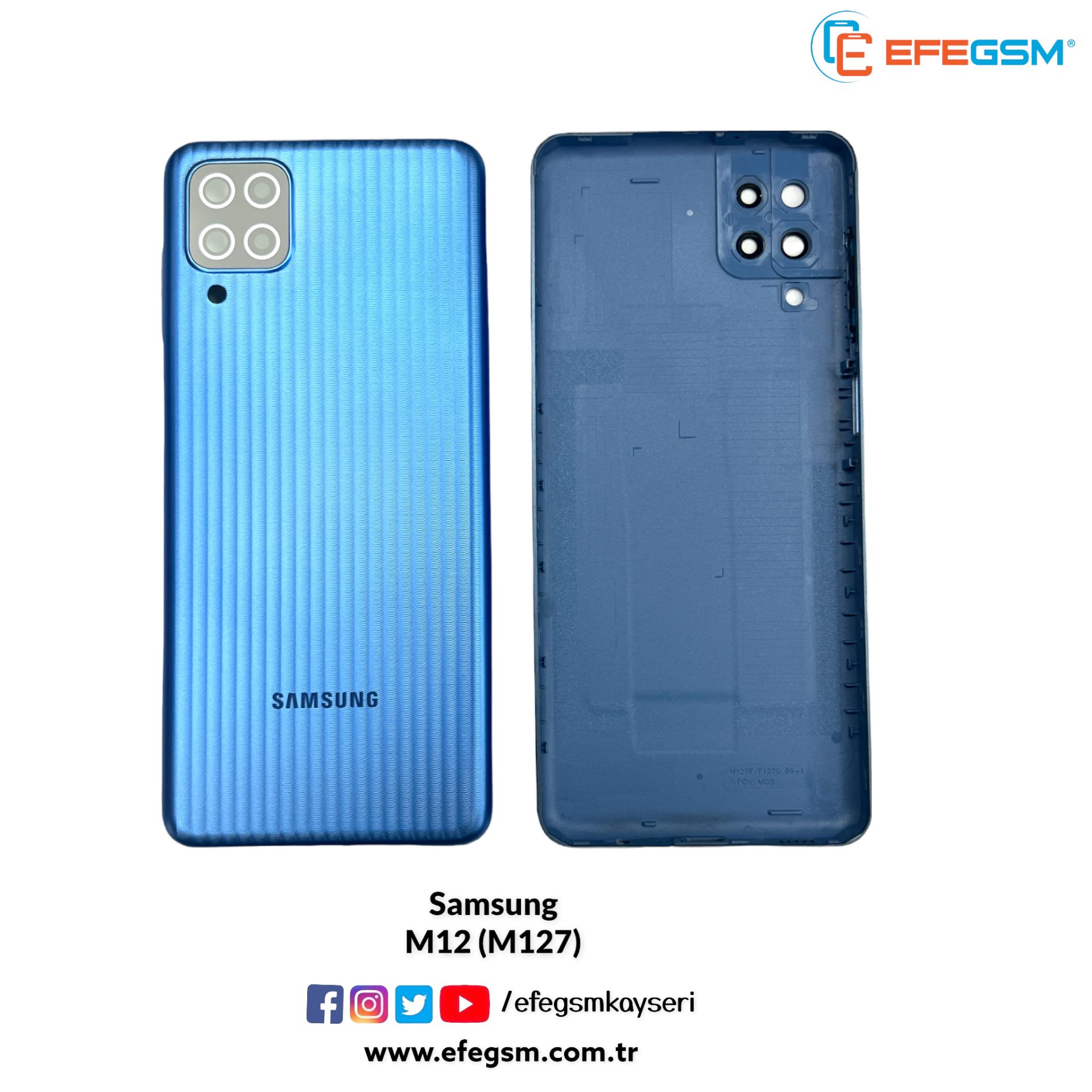 Samsung M12 (M127) Arka Kapak
