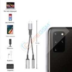 Tonex SX-03 Type-c 2 in 1 Type-c + 3.5mm Çoğaltıcı Adaptör