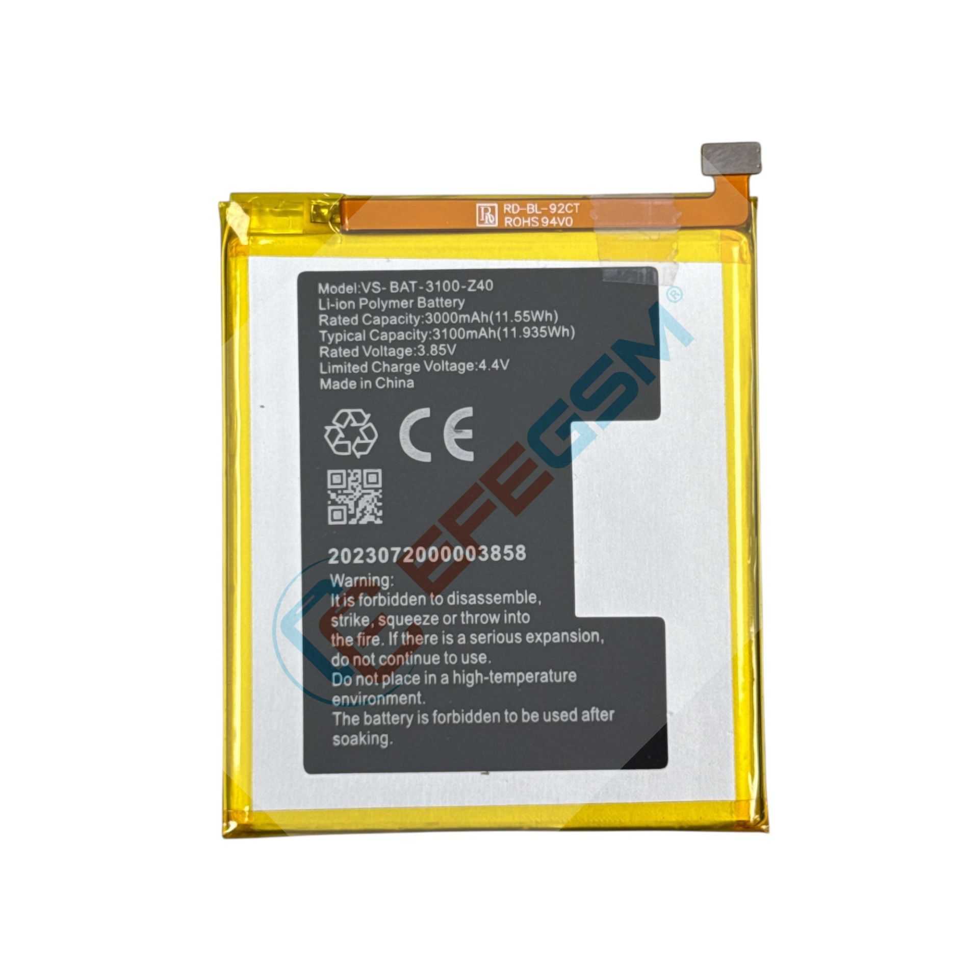 Vestel Venüs Z40 Batarya
