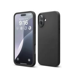 Iphone 16 Rubber Case Siyah