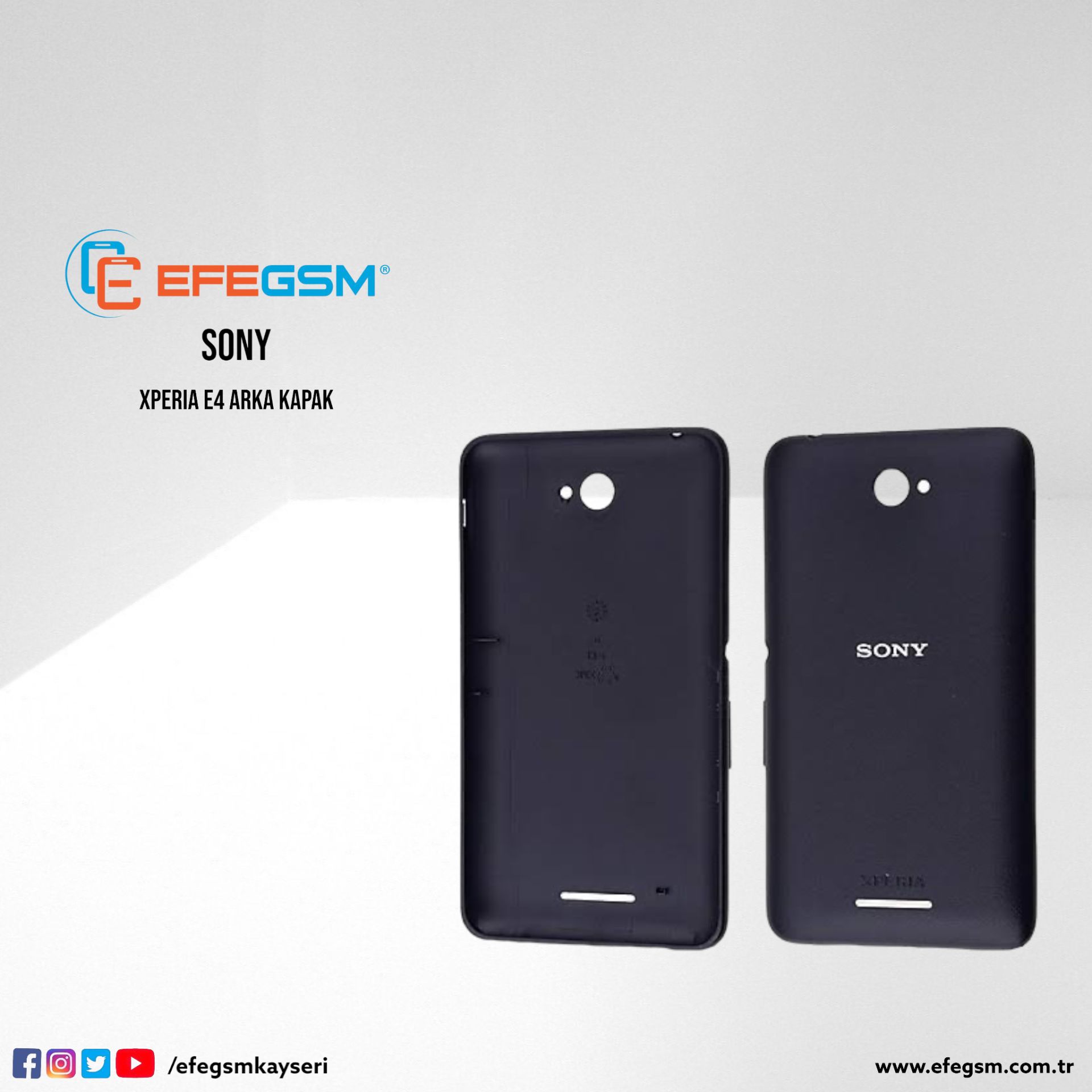 Sony Xperia E4 Arka Kapak