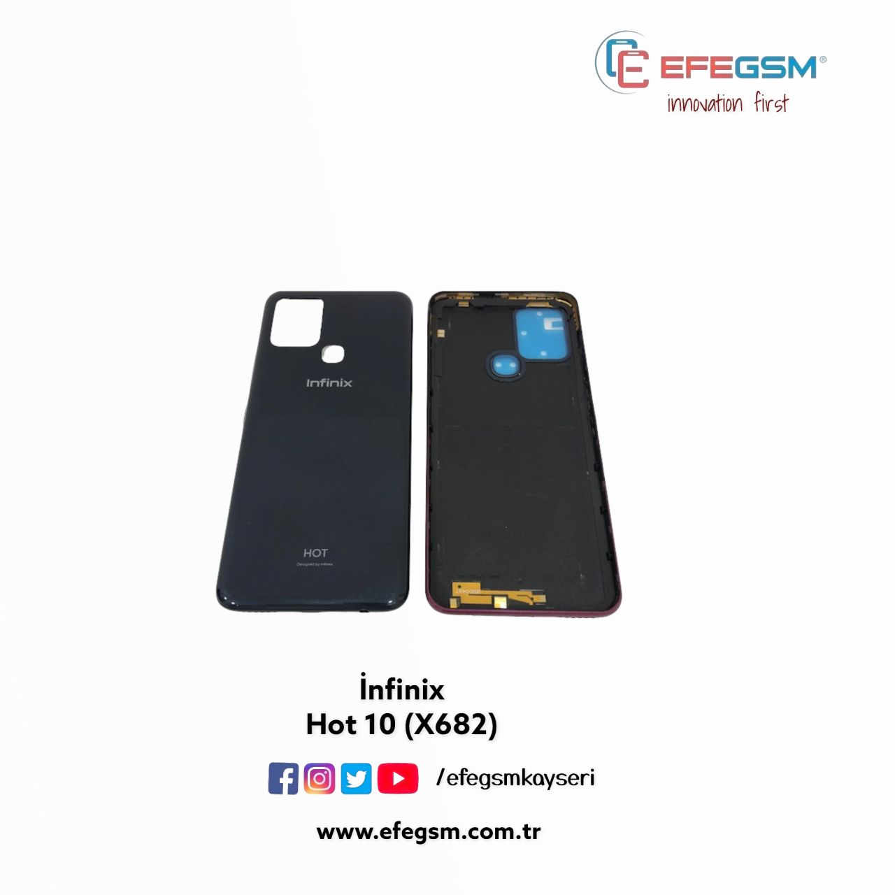 İnfinix Hot 10 (X682) Arka Kapak