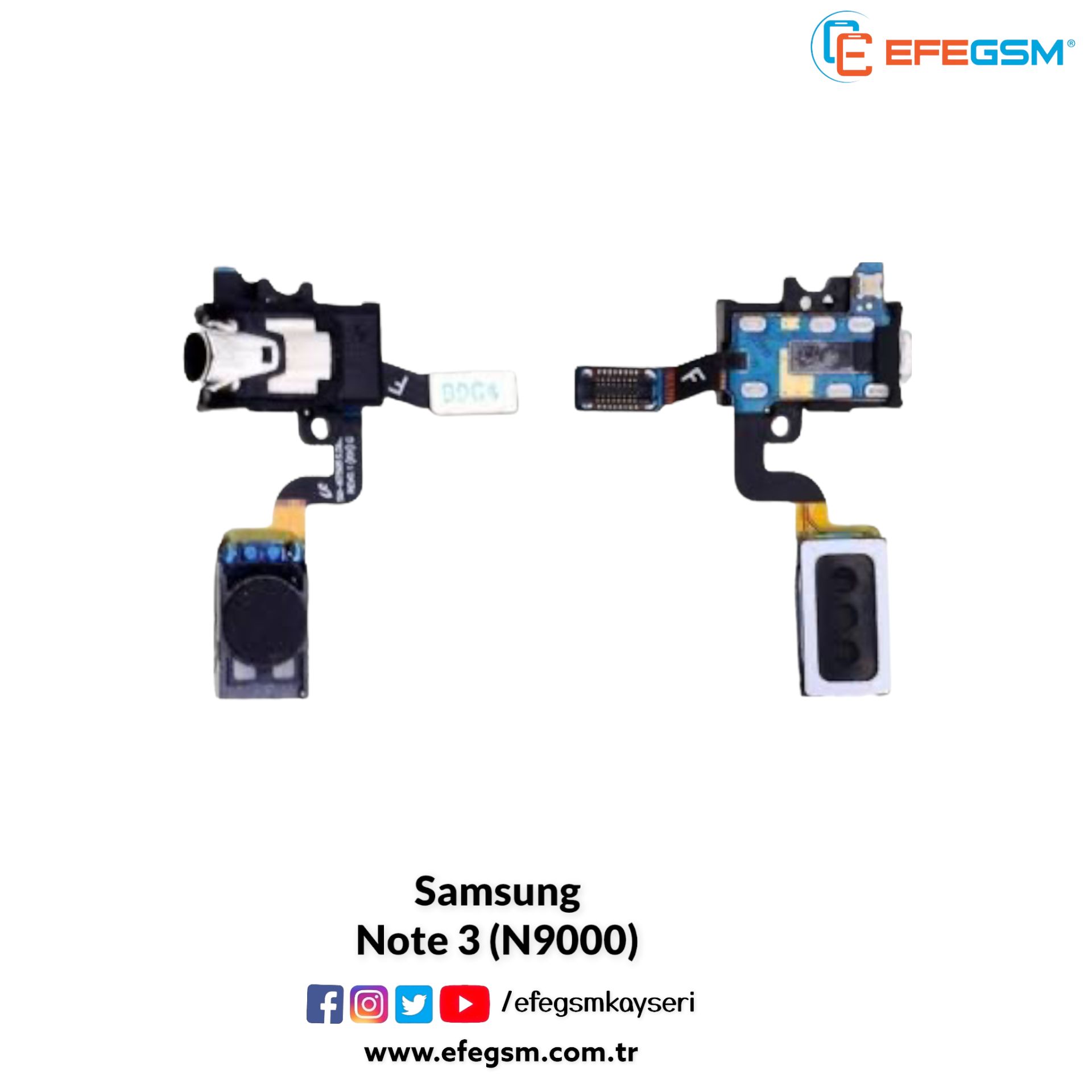 Samsung Note 3 (N9000) Kulaklık Soketi