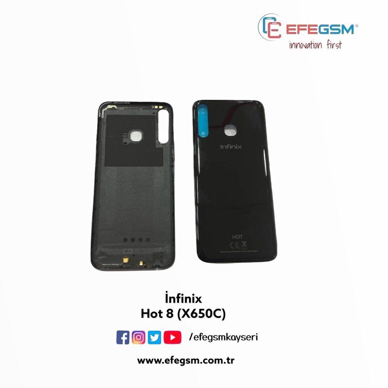 İnfinix Hot 8 (X650C) Arka Kapak