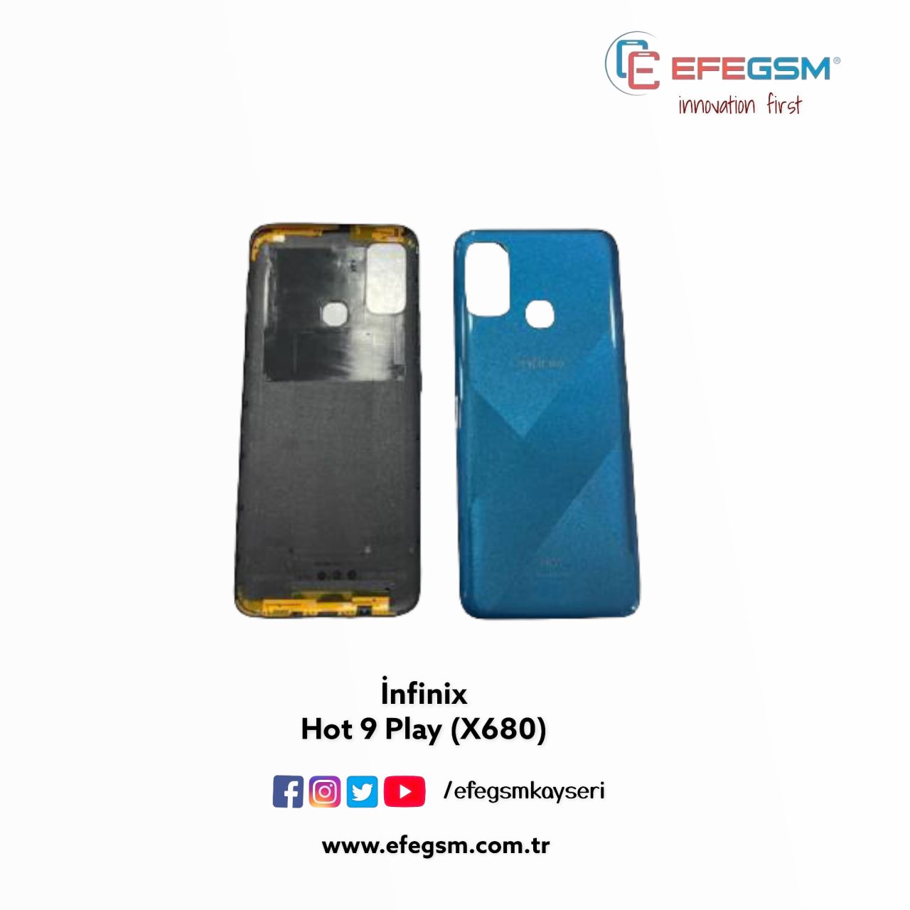 İnfinix Hot 9 Play (X680) Arka Kapak