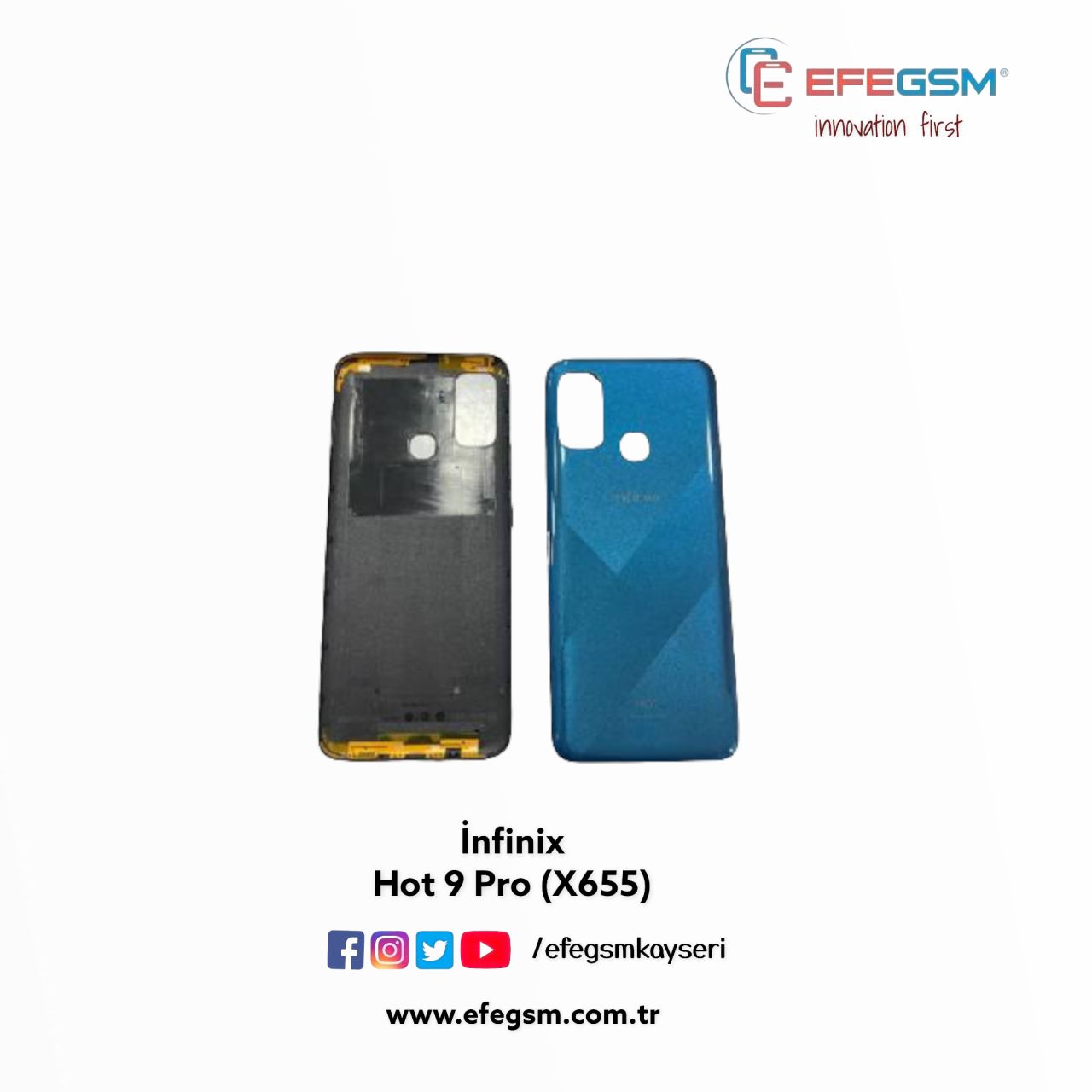 İnfinix Hot 9 Pro (X655) Arka Kapak