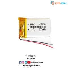 Polimer Pil 402030 200 mAh